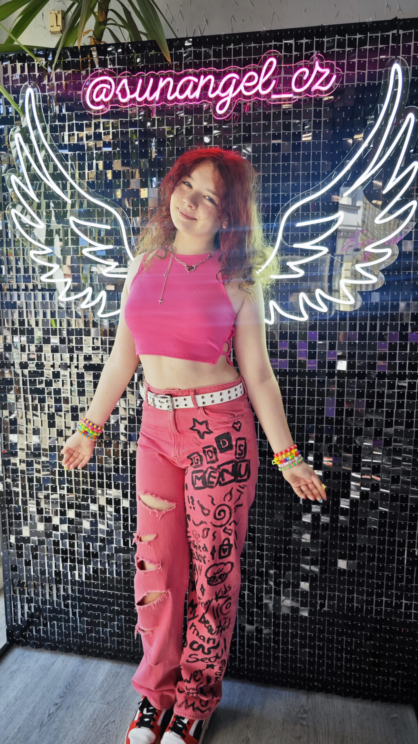 Neonové nápisy Solaria Sunangel